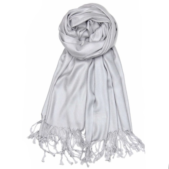 SILVER paskmina / pashmina - Picture 1 of 9